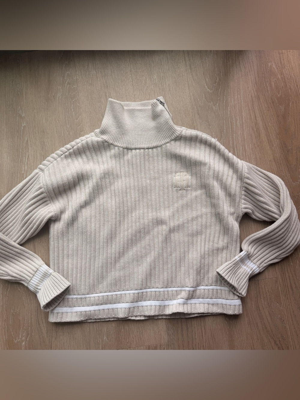 Tommy Hilfiger turtleneck logo sweater